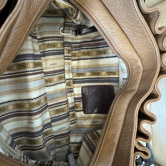 ~ BRIGHTON ~ leather Diana shoulder bag STUNNING FALL - Picture 8 of 9